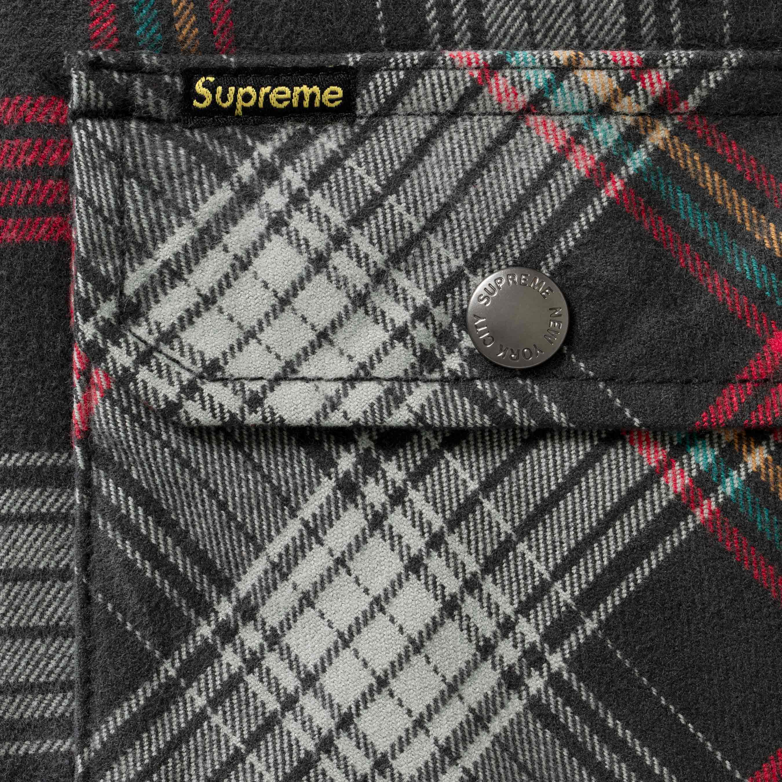 Quilted Lined Flannel Snap Shirt view 7